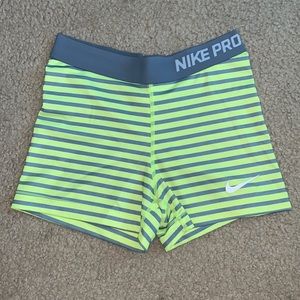 Nike pro spandex shorts